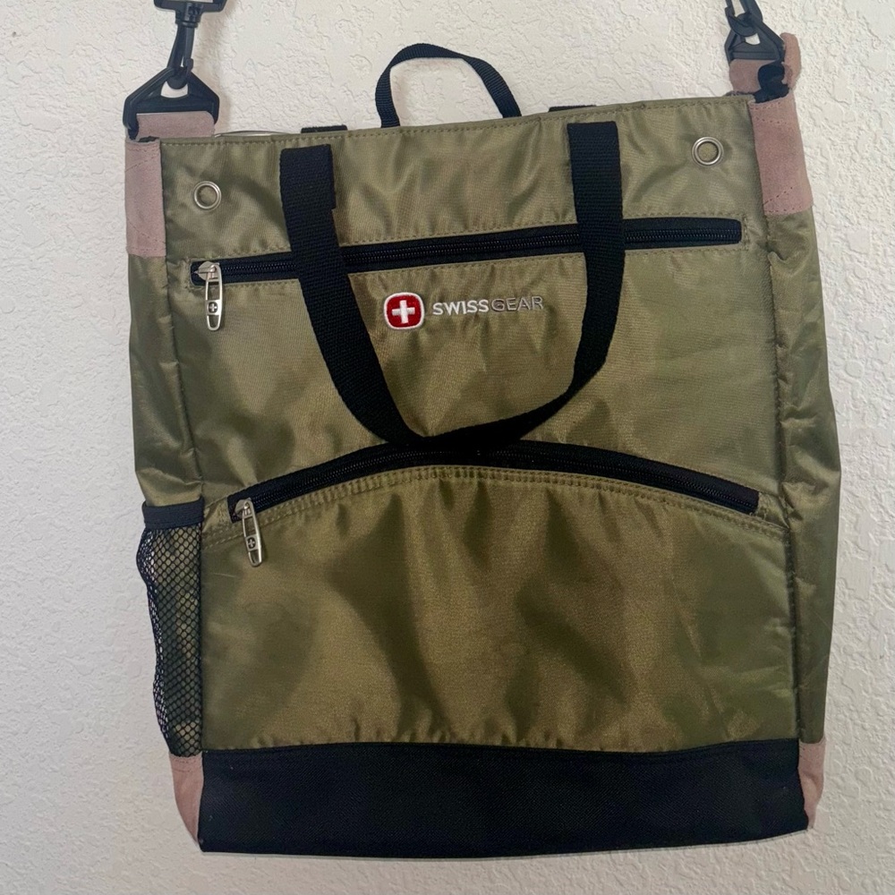 SwissGear Utility Tote Bag | Olive Green | Crossbody